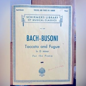 Bach-Busoni, Toccata and Fugue in D minor